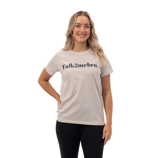 Talk2mebro Tee Ladies (No Message On Back)