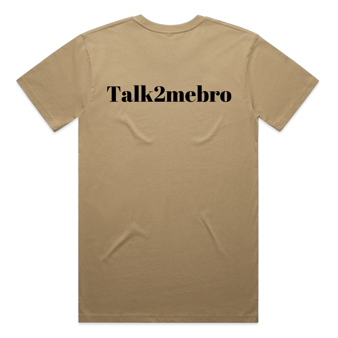 Talk2mebro Tee - (Rough Patch)