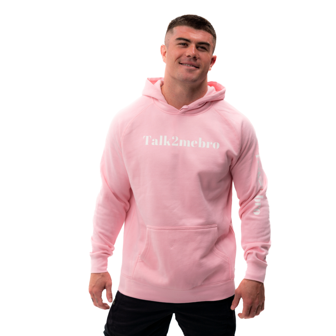 Pink Hoodie Unisex (Rough Patch)