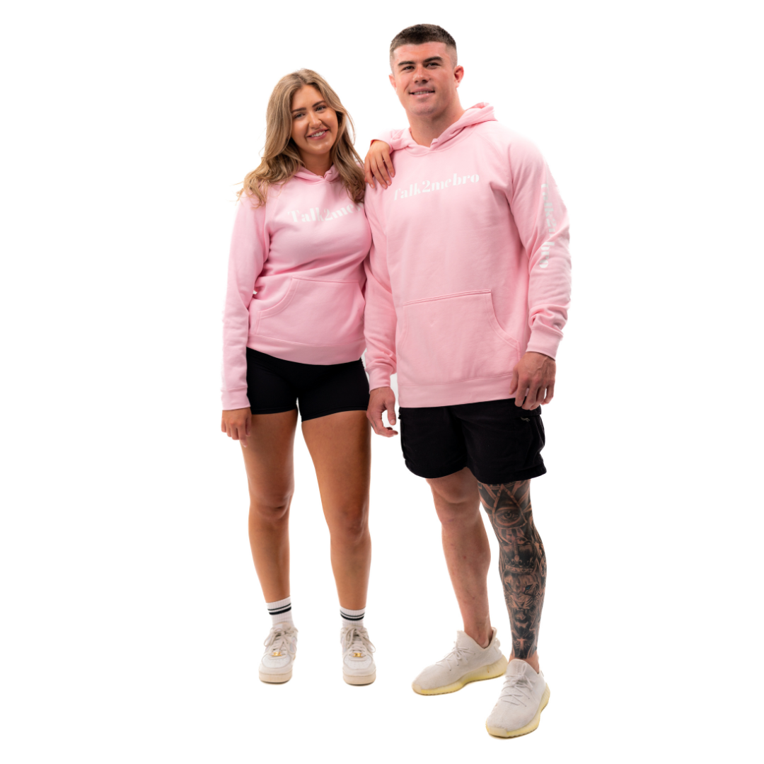 Pink Hoodie Unisex (Rough Patch)